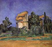 Paul Cezanne pigeon tower oil